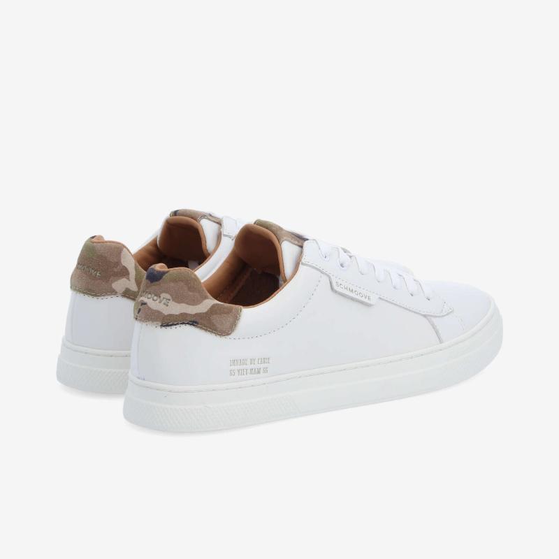 SPARKLE SNEAKER M - NAPPA/CAMO - WHITE/KHAKI